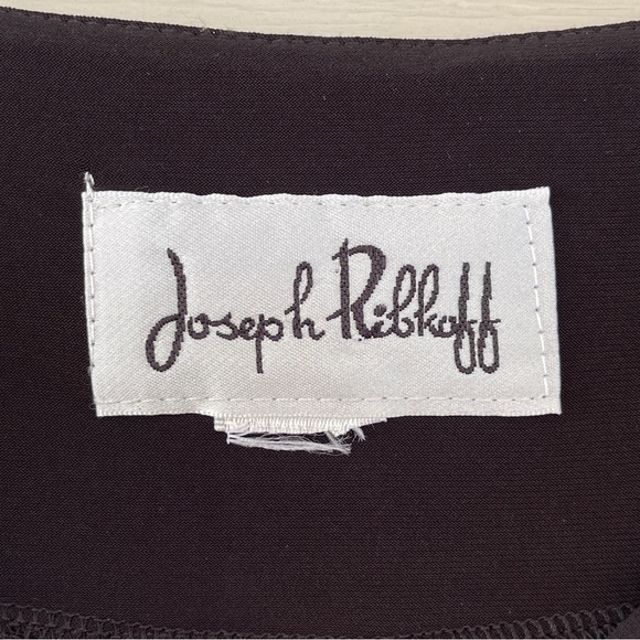 Joseph Ribkoff Cold Shoulder Black and White Mixed Print Tunic Top - Picture 3 of 8